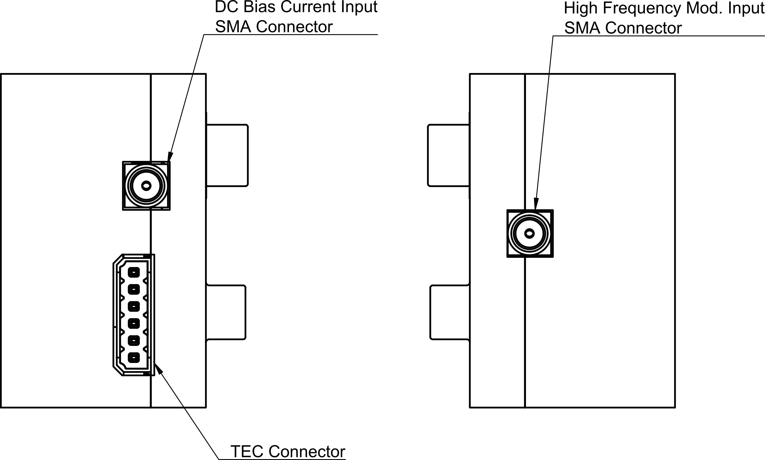 Drawings of the NanoPlus Cubic Mount Interface Board