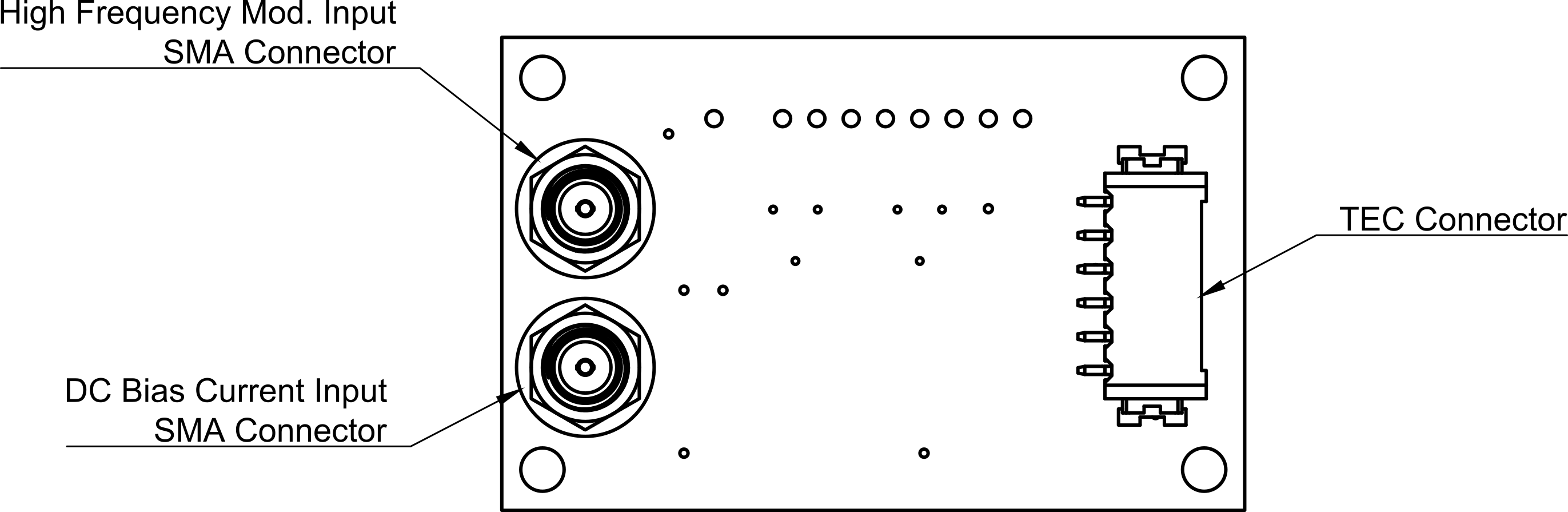 Drawings of the HHL Interface Board